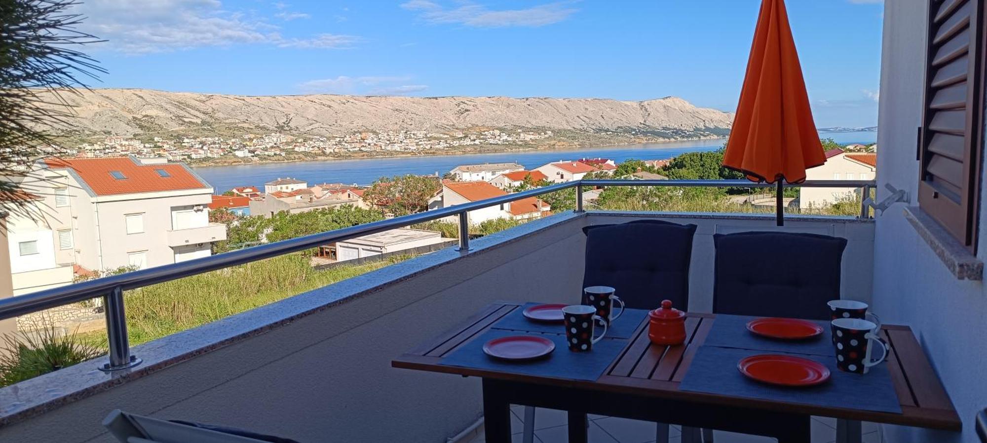 Apartmani Kunteja Pag Town Bagian luar foto